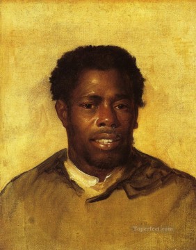ジョン・シングルトン・コプリー Painting - 黒人植民地時代のニューイングランドの肖像画 ジョン・シングルトン・コプリーの頭
